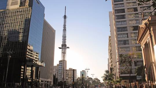 Fachada da Residência Paulista, obra residencial executada pela EFA Construção